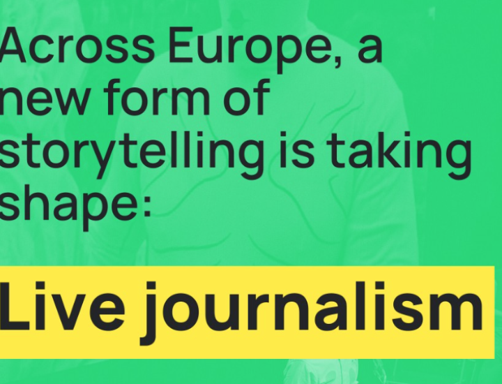 Live journalism